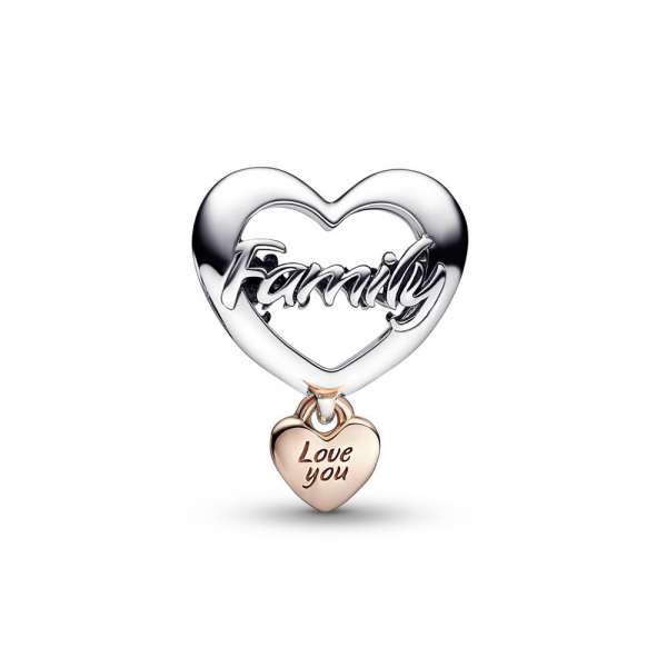 Приврзок срце Love You Family 