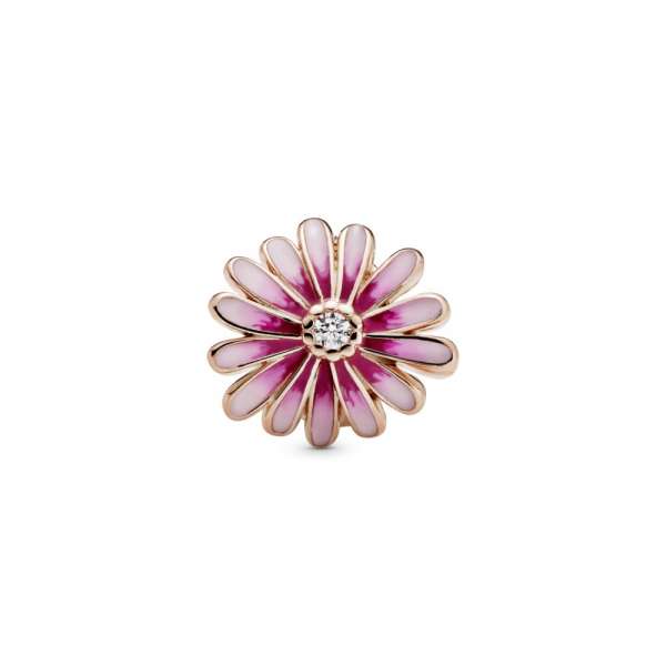 Pink Daisy Flower Charm 