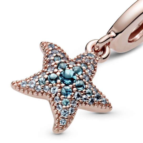 Sparkling Starfish Dangle Charm 