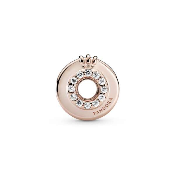 Open Centre Pavé Crown O Charm 
