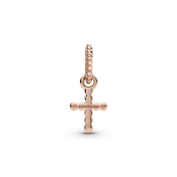 Beaded Cross Dangle Charm 