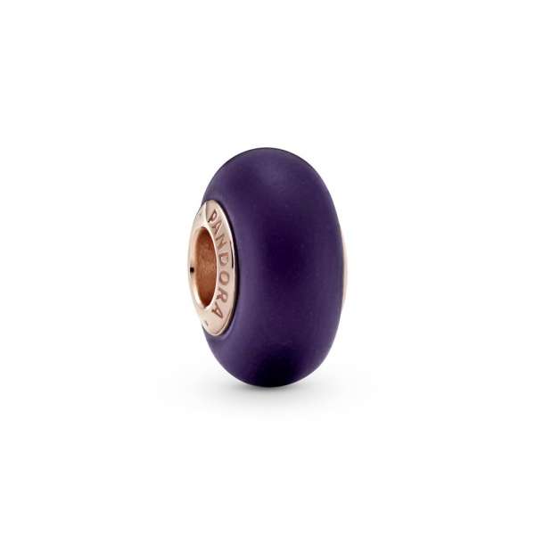Matte Purple Murano Glass Charm PANDORA