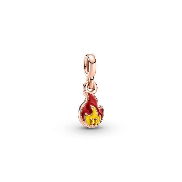 Pandora ME Burning Flame Mini Dangle 