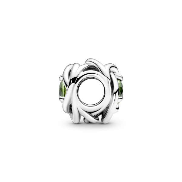 Spring Green Eternity Circle Charm 