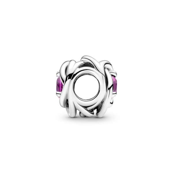 Pink Eternity Circle Charm 