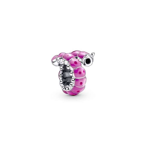 Cute Curled Caterpillar Charm 