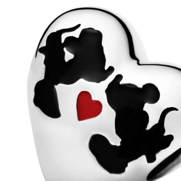 Disney, Minnie Mouse & Mickey Mouse Kiss Charm 