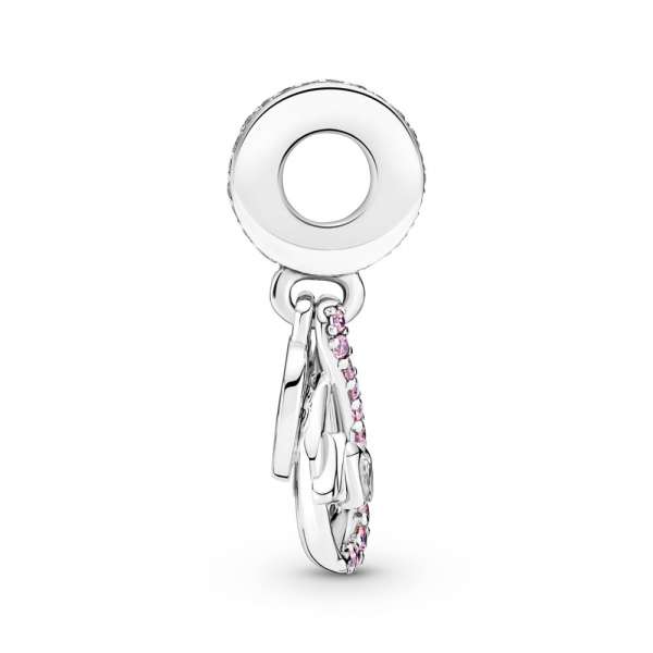 Mum Infinity Pavé Double Dangle Charm 