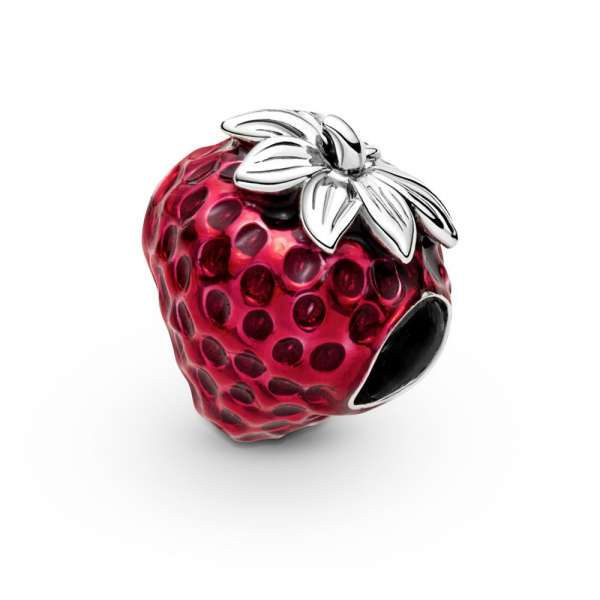 Seeded Strawberry Fruit Charm 