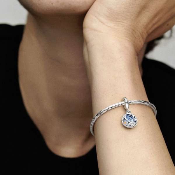 Camping Night Sky Double Dangle Charm PANDORA
