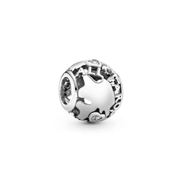 Openwork World Charm 