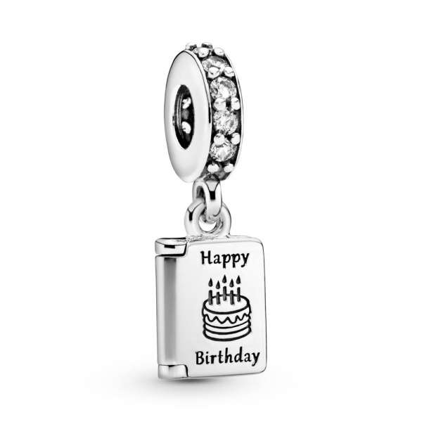 Birthday Card Dangle Charm 