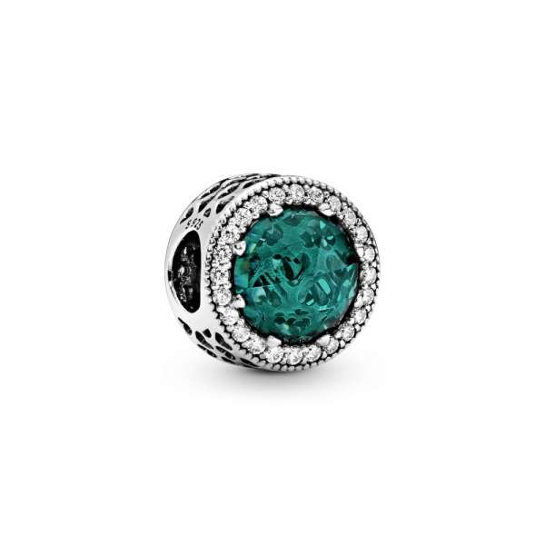 Sparkling Sea Green Charm 