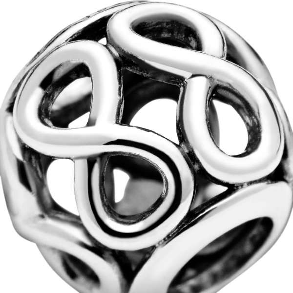 Openwork Infinity Charm 