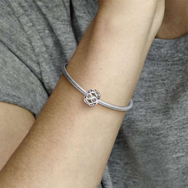 Openwork Infinity Charm 