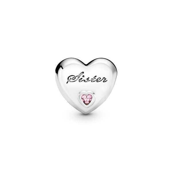 Sister Heart Charm 