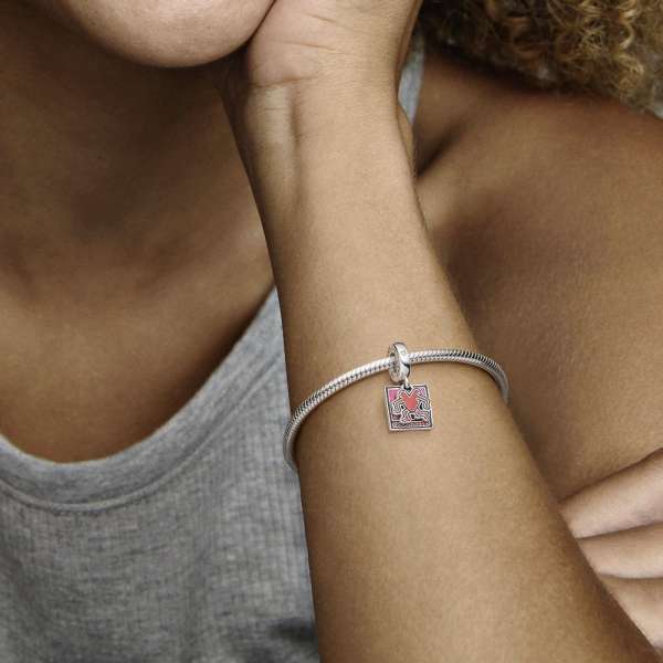 Двоен привезок Keith Haring™ x Pandora Walking Heart 