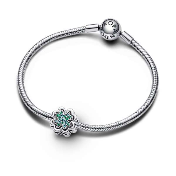 Splittable Four Leaf Clover Charm 