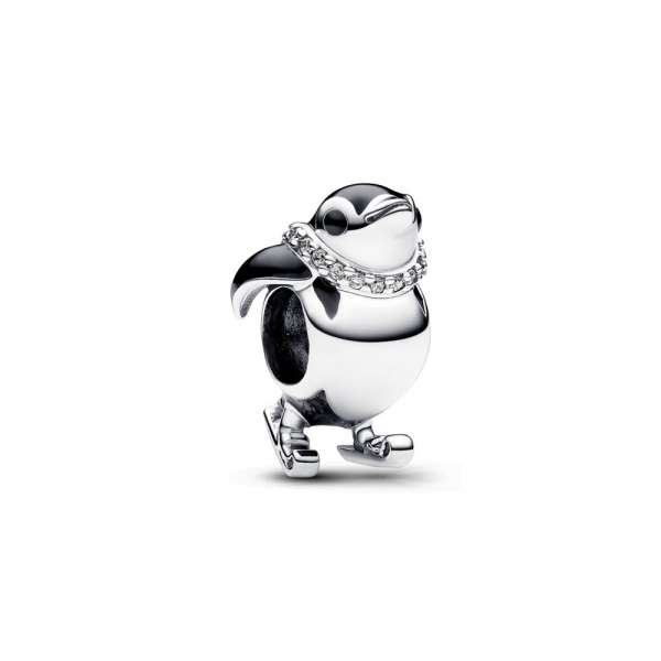 Skiing Penguin Charm 