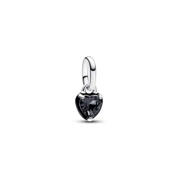 Pandora ME Black Chakra Heart Mini Dangle Charm 