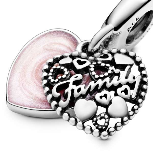 Love Makes A Family Heart Dangle Charm PANDORA