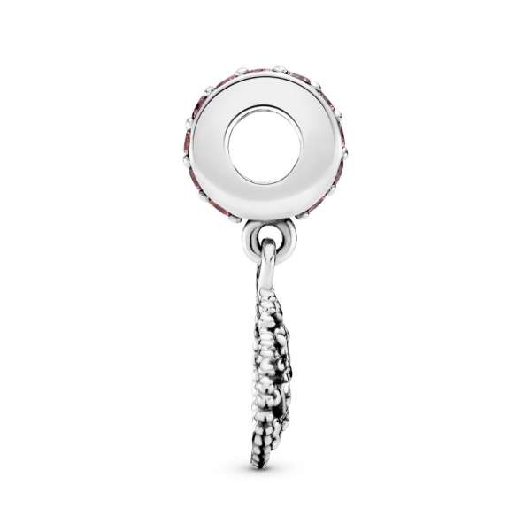 Pink Family Tree Dangle Charm 