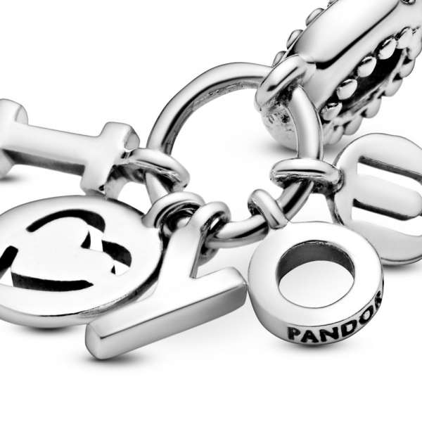 I Love You Letters Dangle Charm 