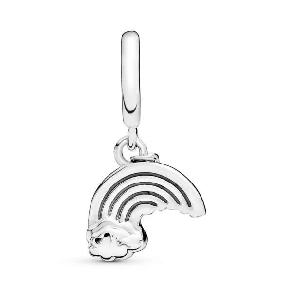 Rainbow & Cloud Dangle Charm 
