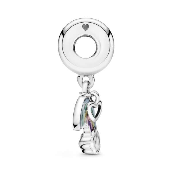 Rainbow & Cloud Dangle Charm 