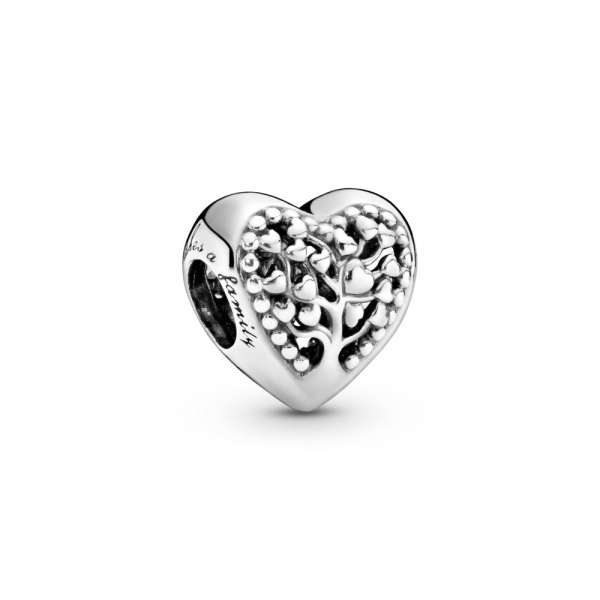 Family Tree Heart Charm 