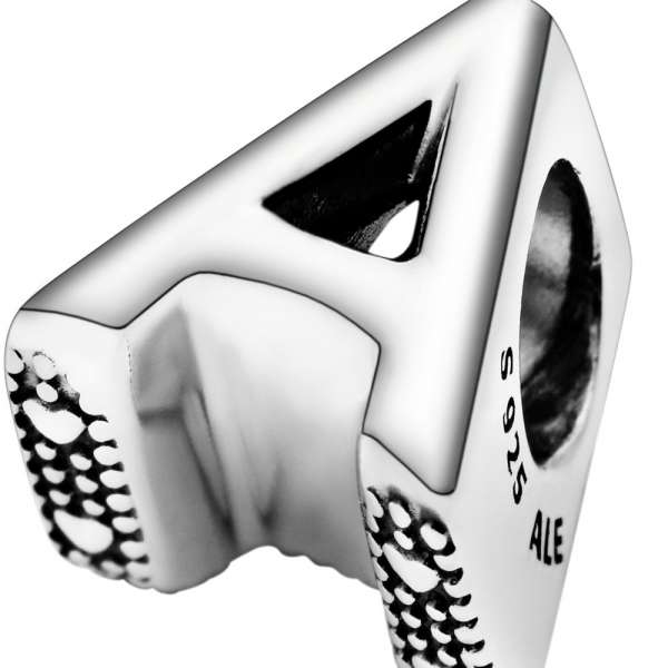 Letter A Alphabet Charm 