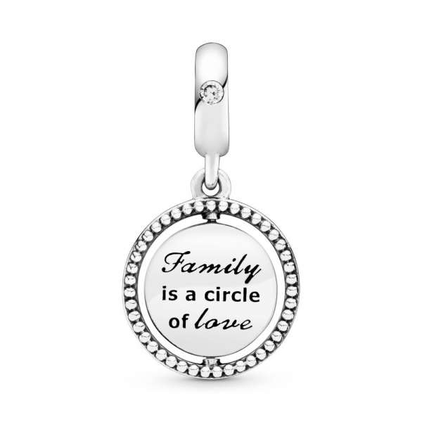 Spinning Family Tree Dangle Charm 