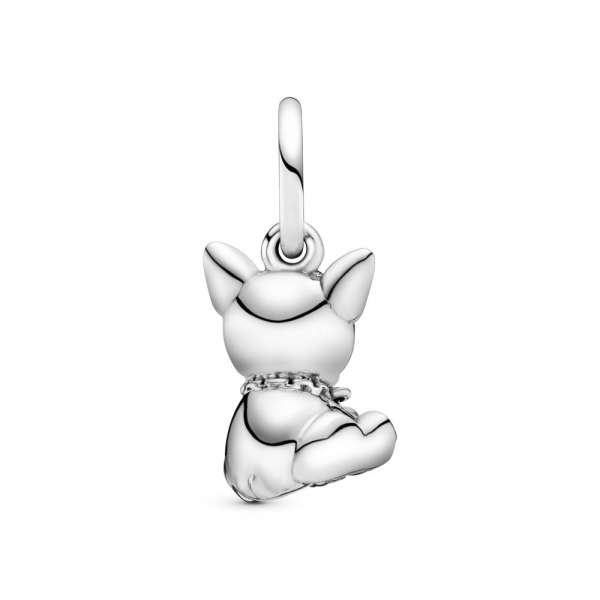 Bulldog Puppy Dog Dangle Charm 