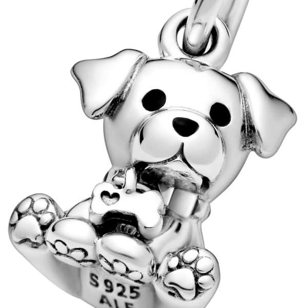 Labrador Puppy Dog Dangle Charm 