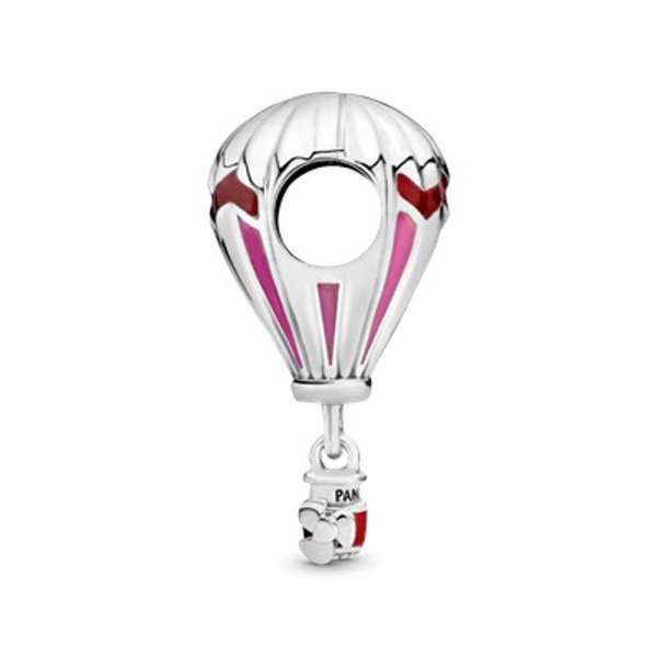 Red Hot Air Balloon Travel Charm 