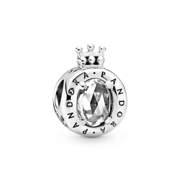 Clear Sparkling Crown O Charm 