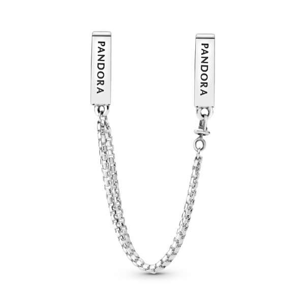 Sparkling Safety Chain Clip Charm 