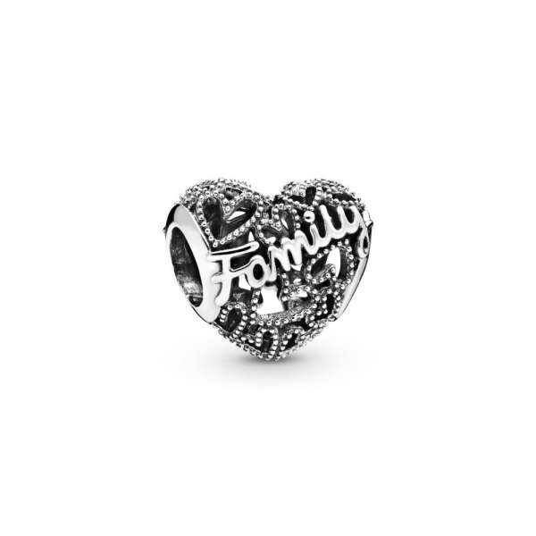 Family Heart Charm 