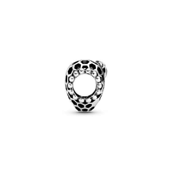Bee Happy Honeycomb Heart Charm 