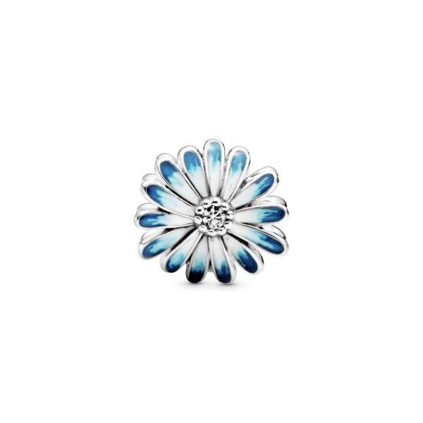 Blue Daisy Flower Charm 