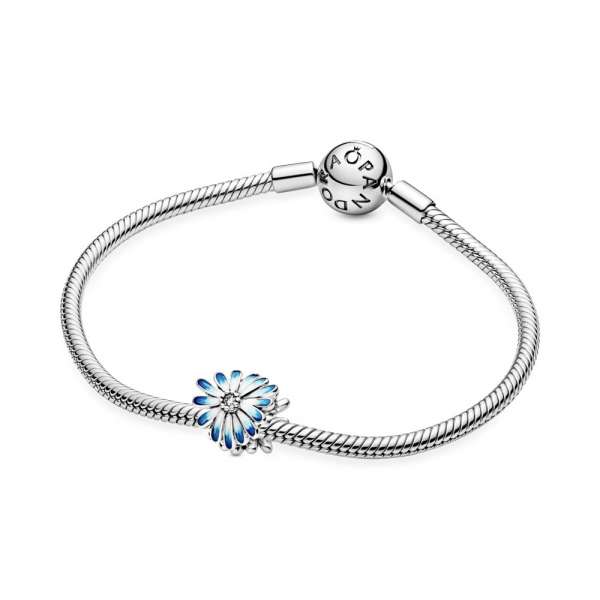 Blue Daisy Flower Charm 