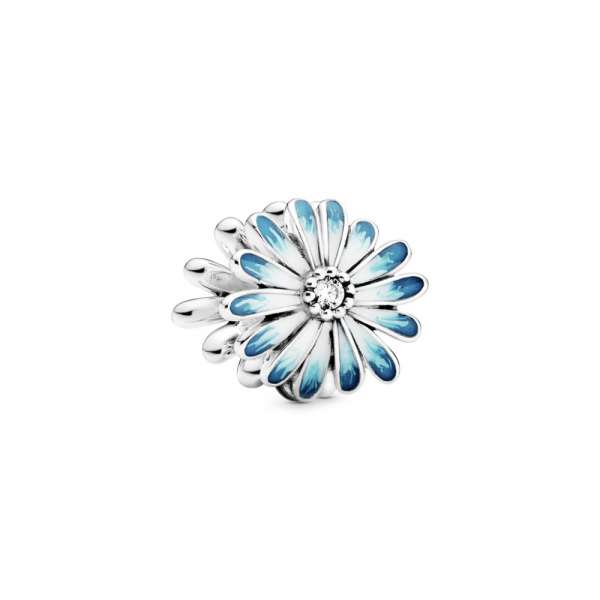Blue Daisy Flower Charm 