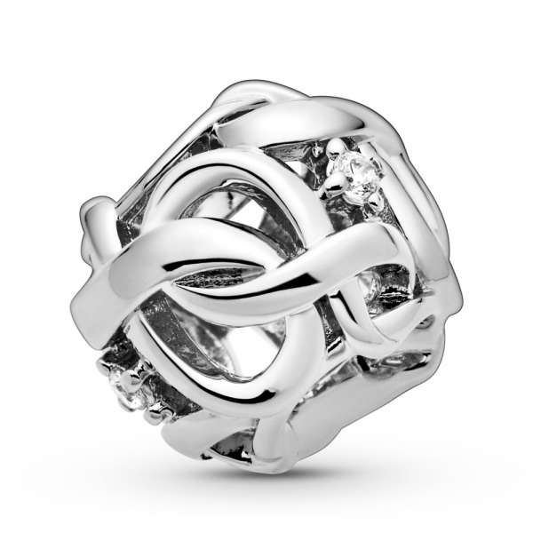 Openwork Woven Infinity Charm 