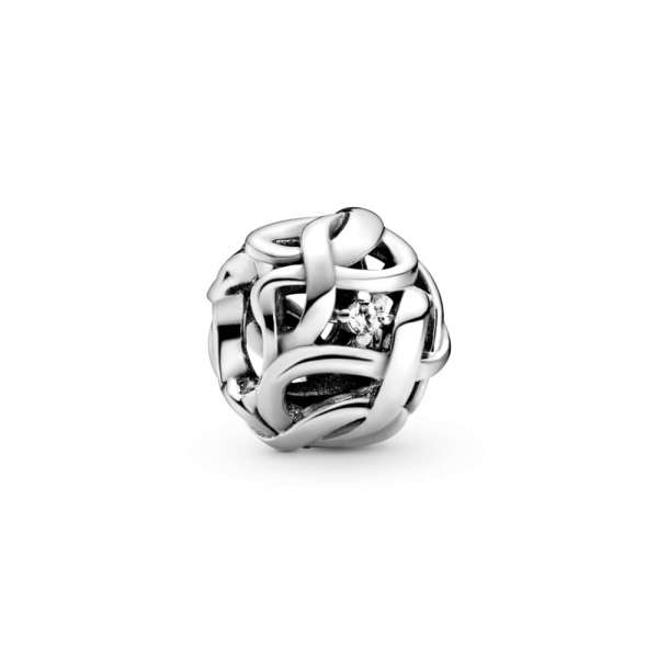 Openwork Woven Infinity Charm PANDORA