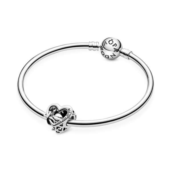 Love You Mum Infinity Heart Charm 