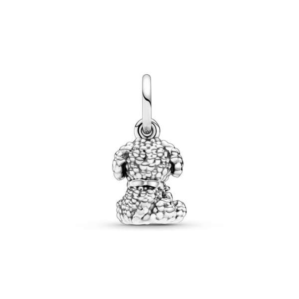 Poodle Puppy Dog Dangle Charm 