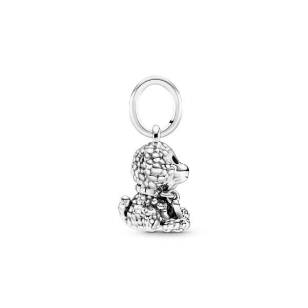 Poodle Puppy Dog Dangle Charm 