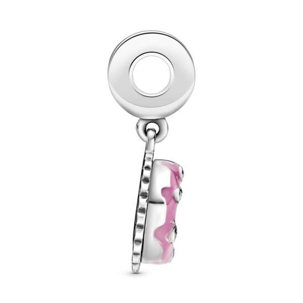 Pink Birthday Cake Dangle Charm 