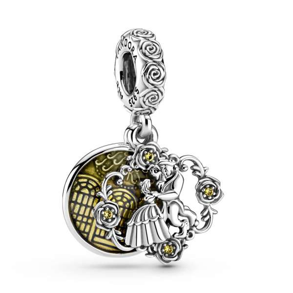 Disney Beauty and the Beast Dancing Dangle Charm 