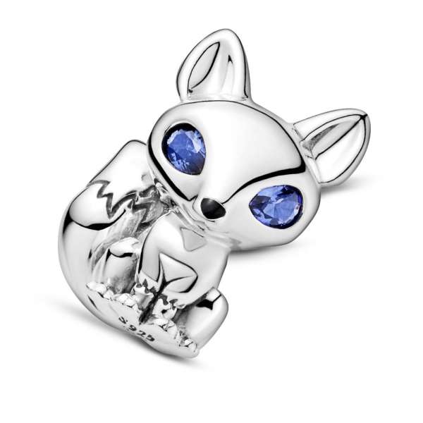 Blue-Eyed Fox Charm 